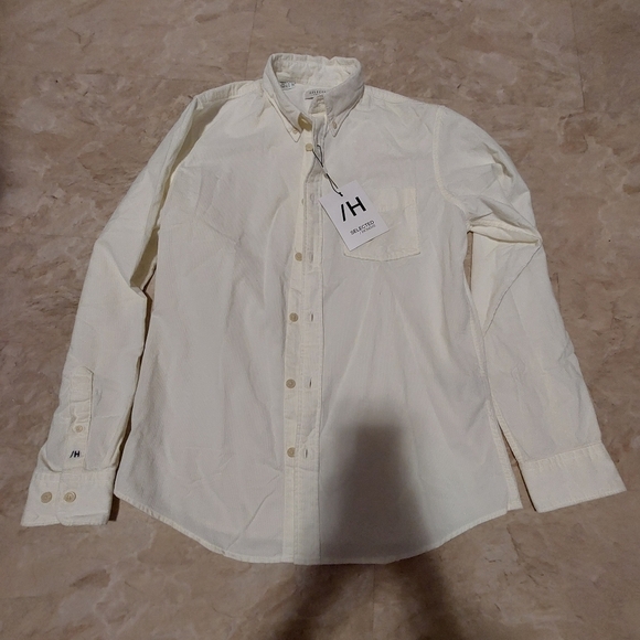 Selected homme bottom down shirt size M bnwt - Picture 11 of 12